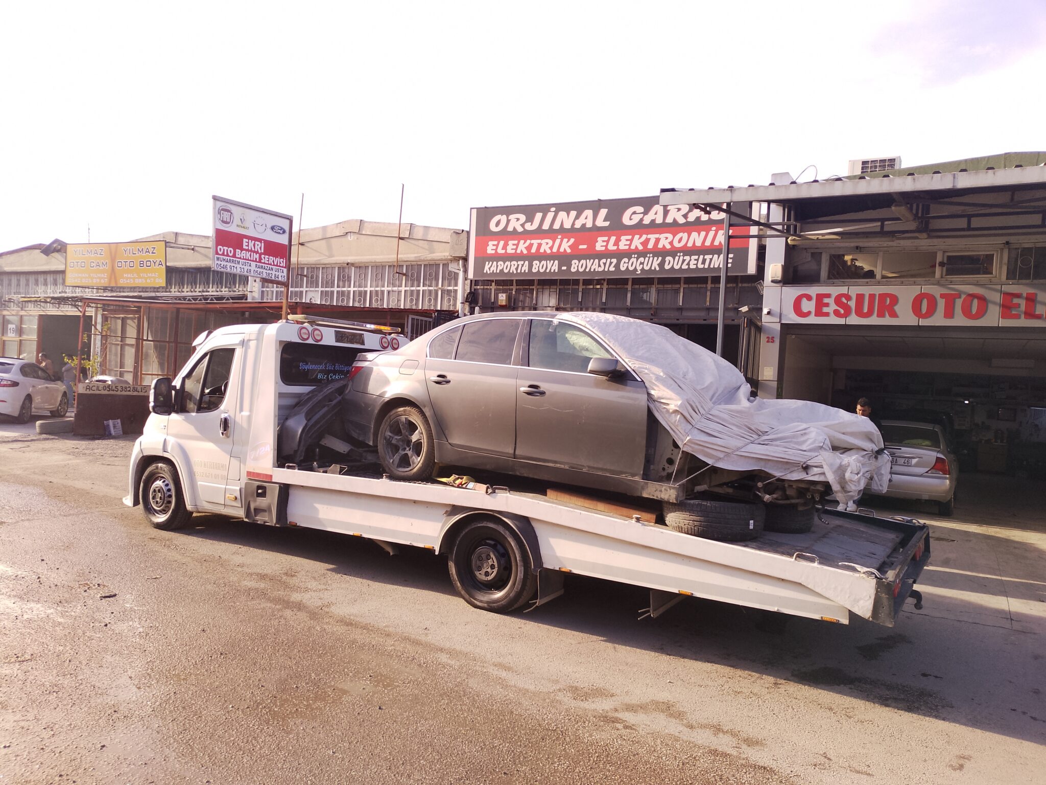 Çankaya oto çekici ile 7/24 yol yardım ve araç taşıma hizmeti